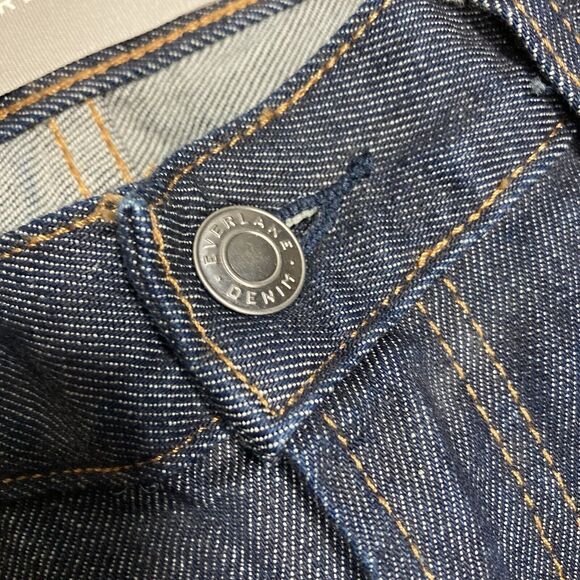 Everlane High Rise Dark Blue Jeans - Picture 5 of 12